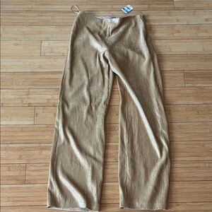 J. McLaughlin Gold Sequin Pants